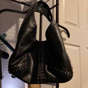 SOLD  NWOT Nine West Black Studded Hobo